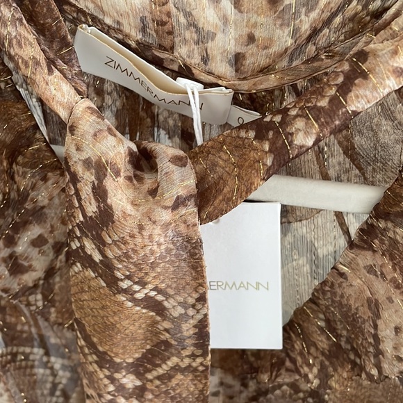 NWT ZIMMERMANN python top - size 0 - Picture 2 of 3
